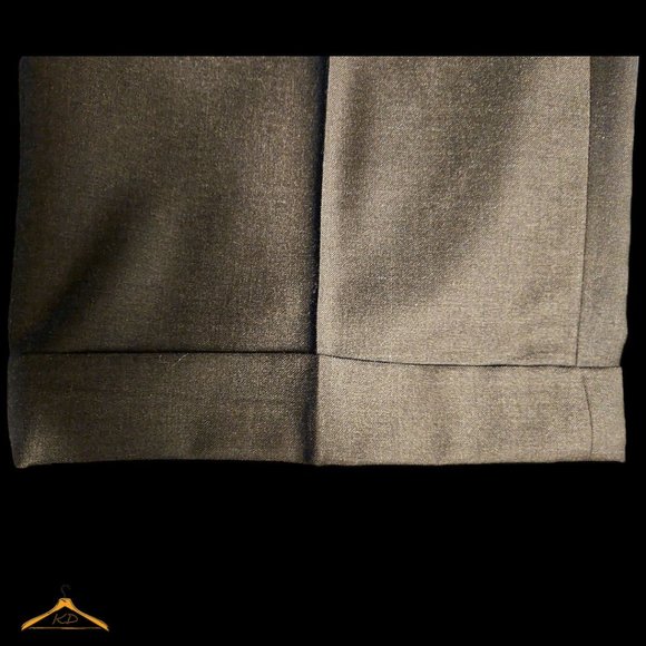 Hickey Freeman Suit - 48R/44, Charcoal Gray, Wool, EUC, Made in USA - Picture 12 of 13